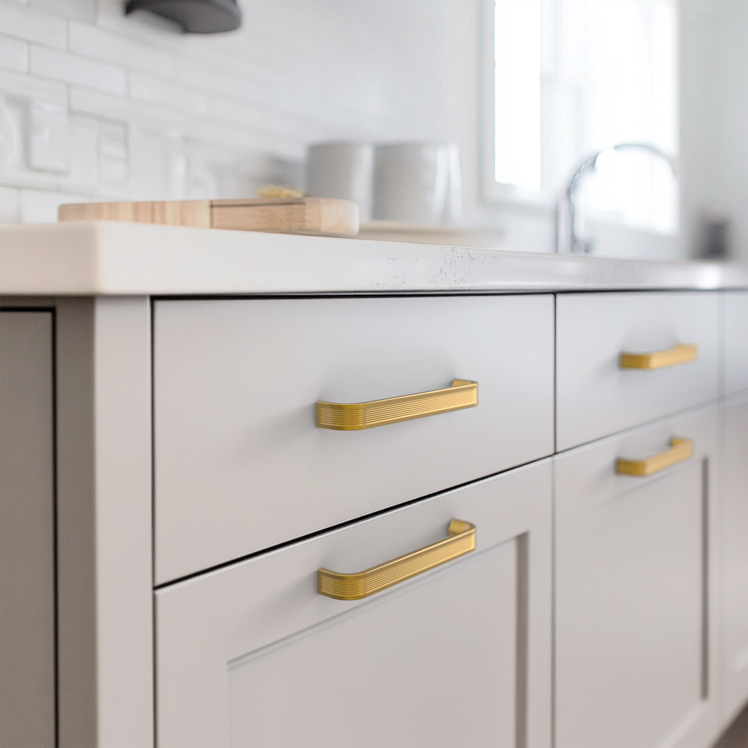 New Ribbed Arch Bar Pulls