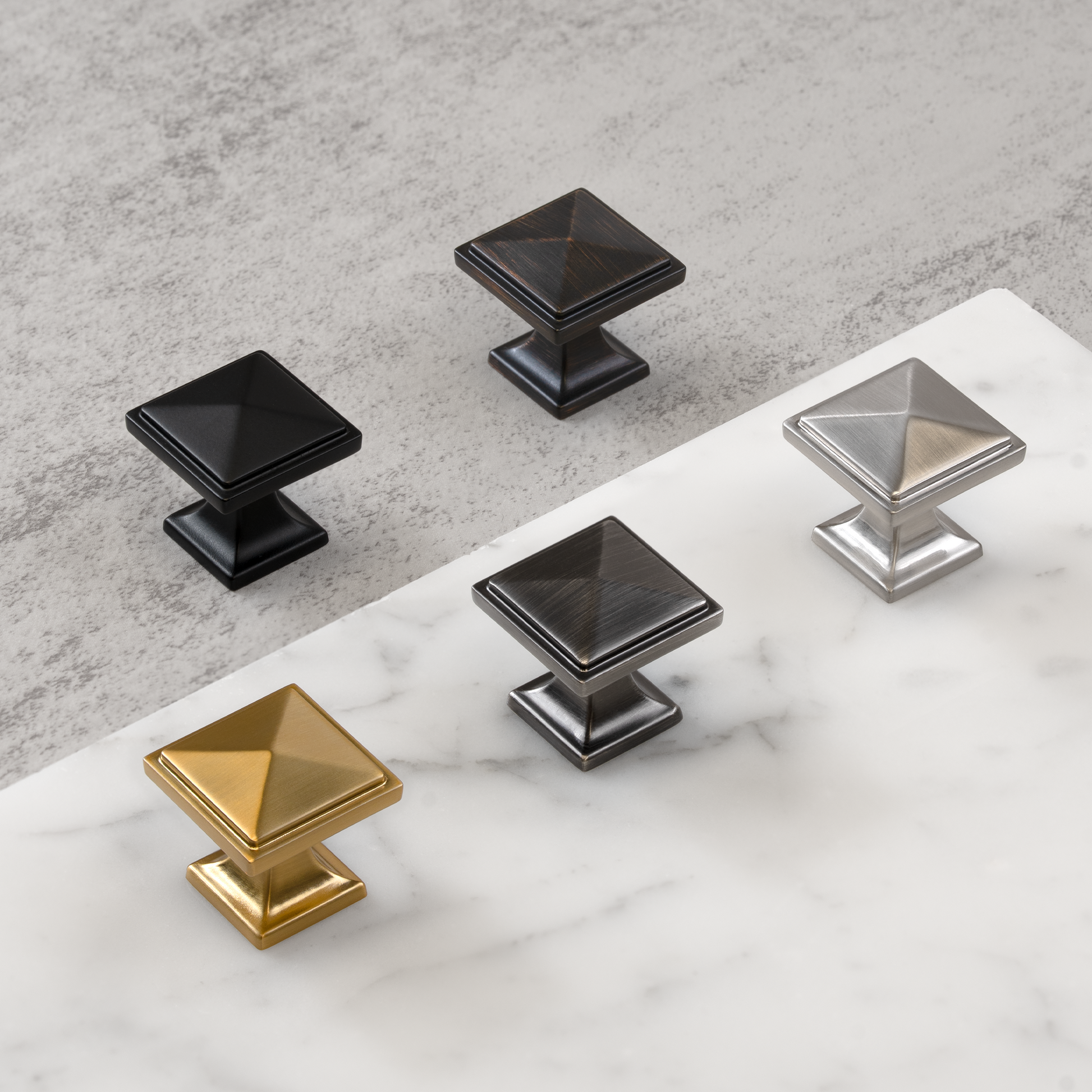 New Prism Square Cabinet Knobs Island Universe Hardware Inc.