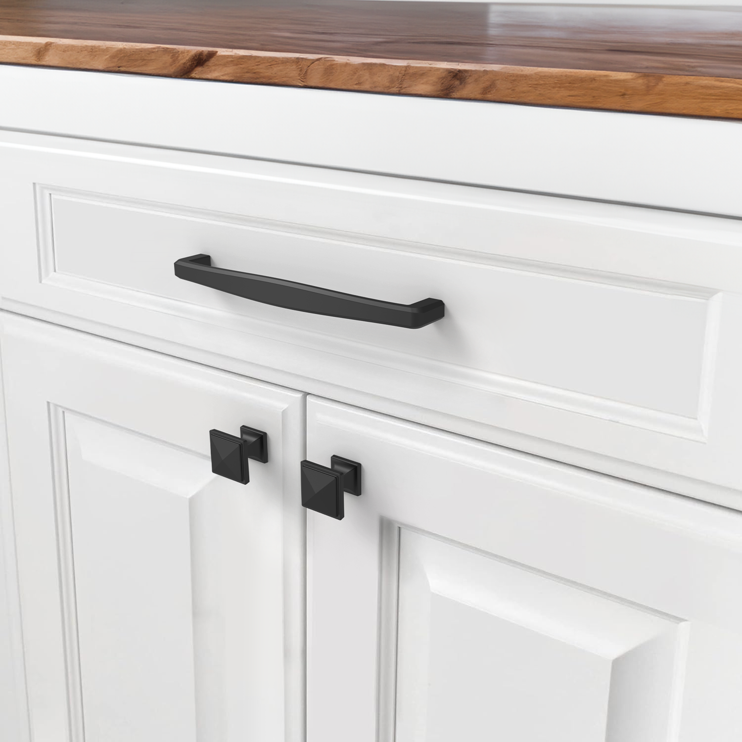 New Curved Modern Cabinet Bar Pulls