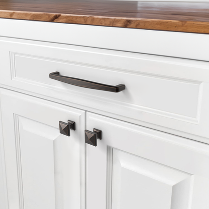 New Curved Modern Cabinet Bar Pulls Island Universe Hardware Inc.