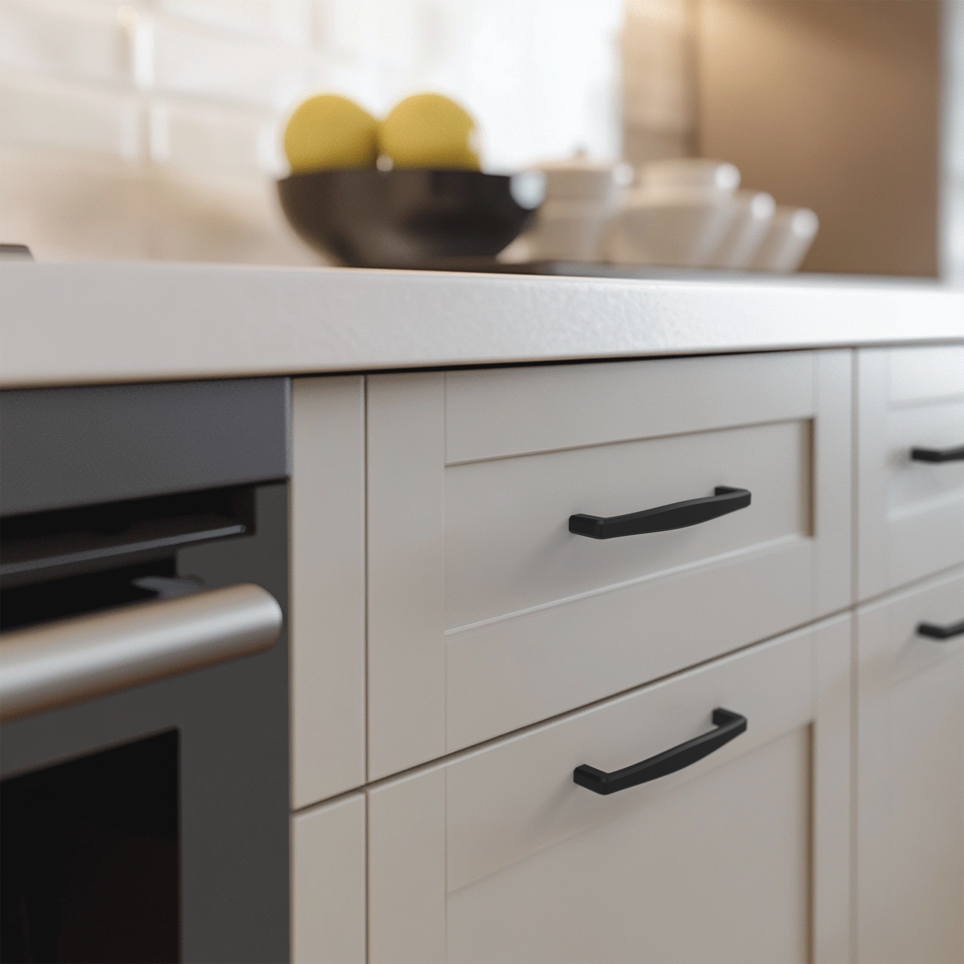 New Curved Modern Cabinet Bar Pulls Island Universe Hardware Inc.