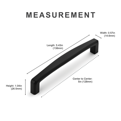 New Curved Modern Cabinet Bar Pulls Island Universe Hardware Inc.