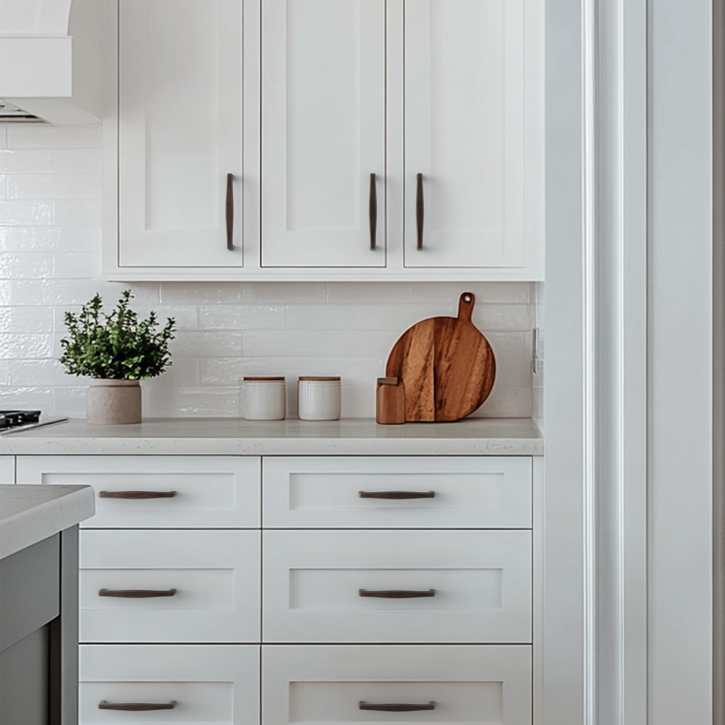 New Curved Modern Cabinet Bar Pulls