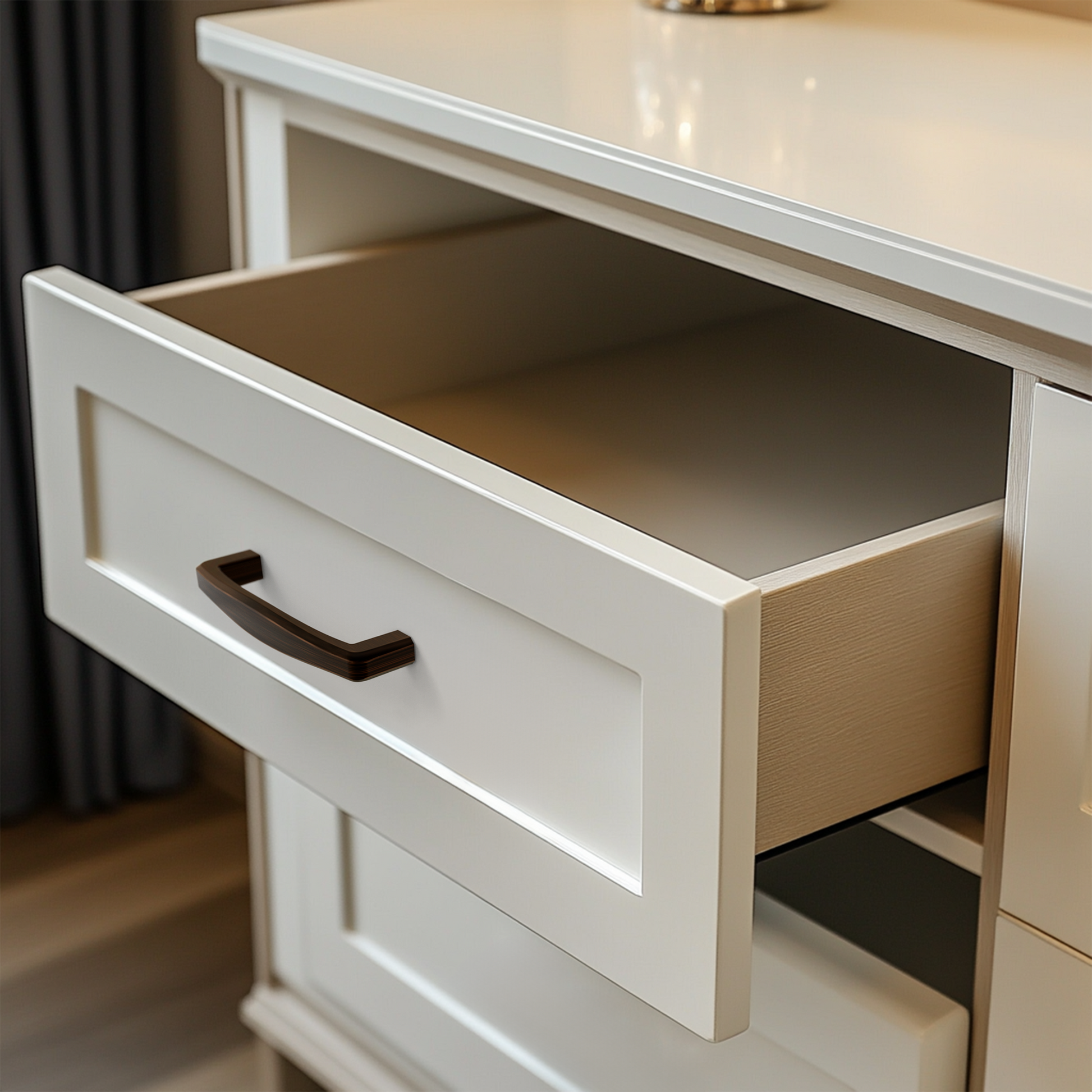 New Curved Modern Cabinet Bar Pulls Island Universe Hardware Inc.