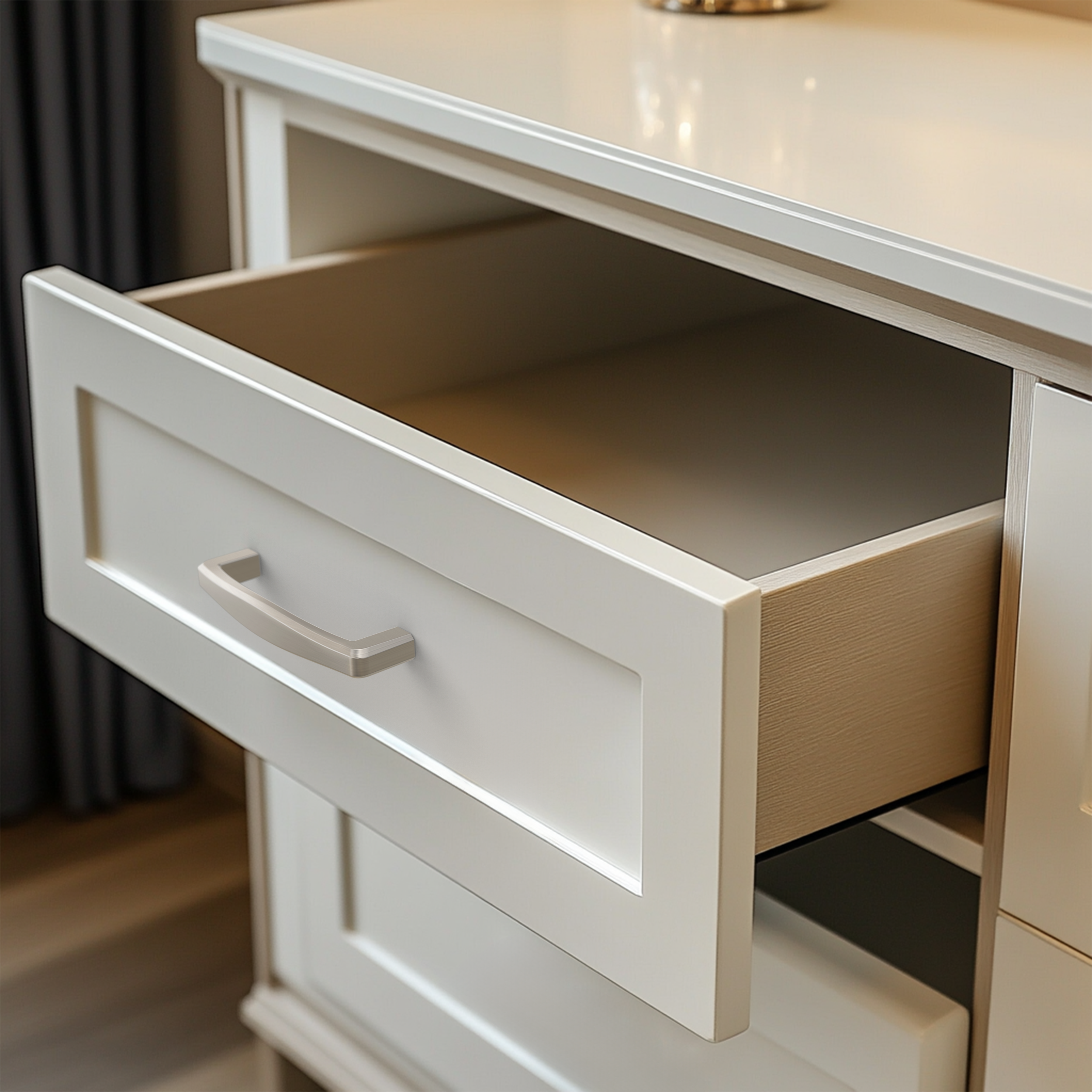 New Curved Modern Cabinet Bar Pulls