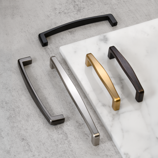 New Curved Modern Cabinet Bar Pulls