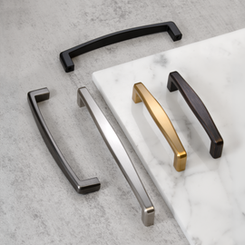 New Curved Modern Cabinet Bar Pulls