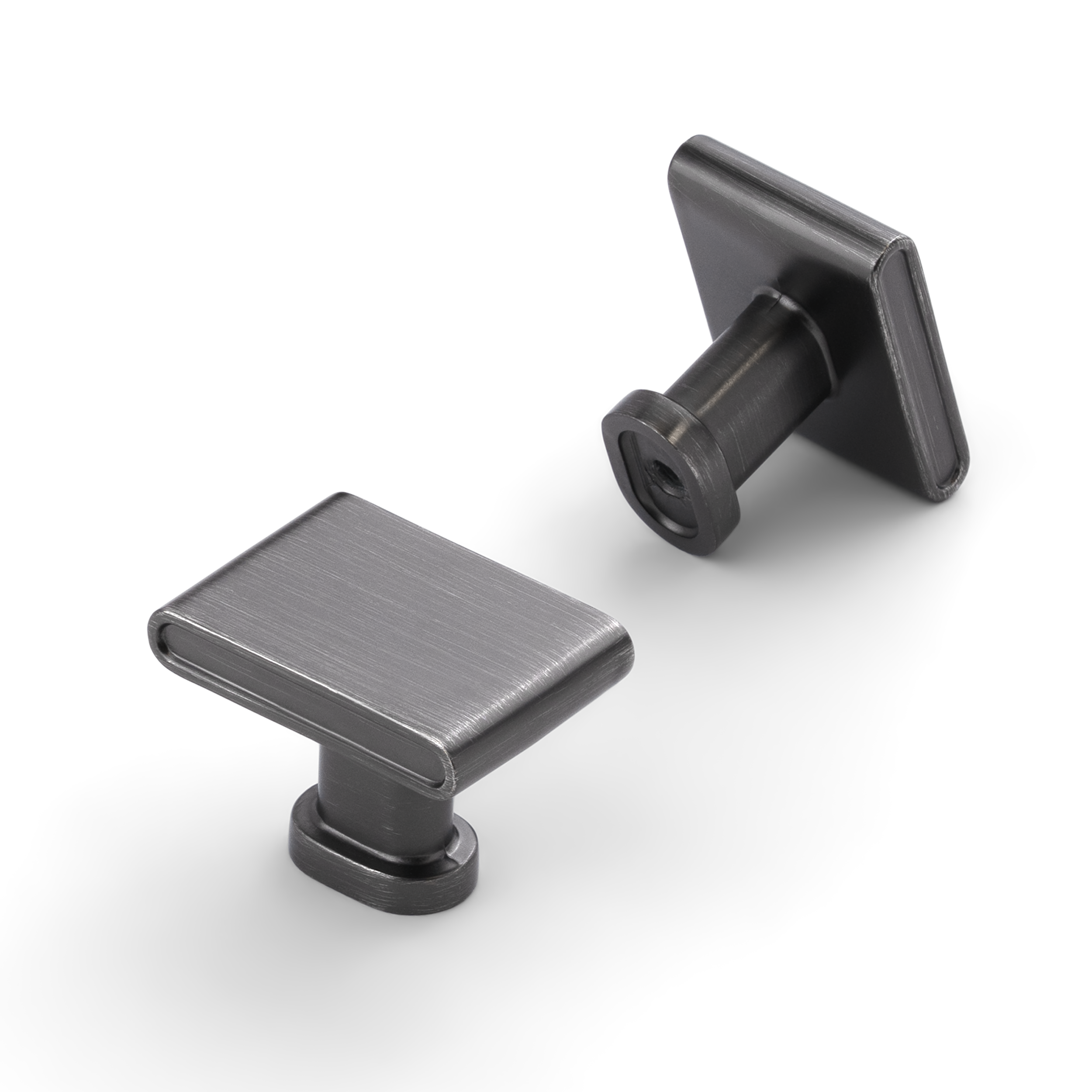 New Pillar Round Base Square Top Knobs