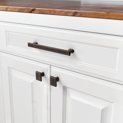 New Pillar Round Base Square Top Knobs Island Universe Hardware Inc.