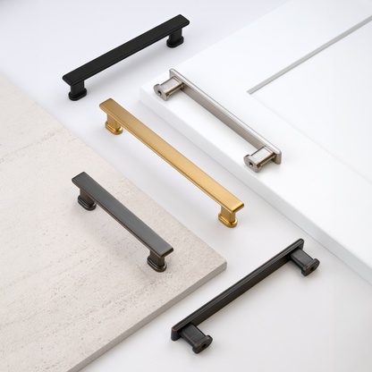 New Pillar Round Base Square Top Pulls Island Universe Hardware Inc.