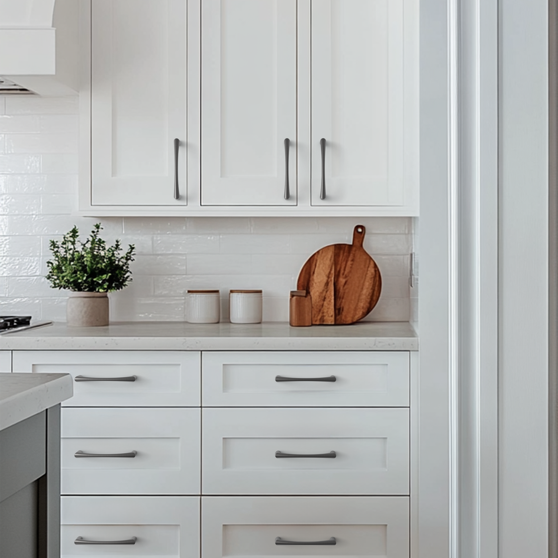 New Modern Curved Arch Cabinet Pulls Island Universe Hardware Inc.