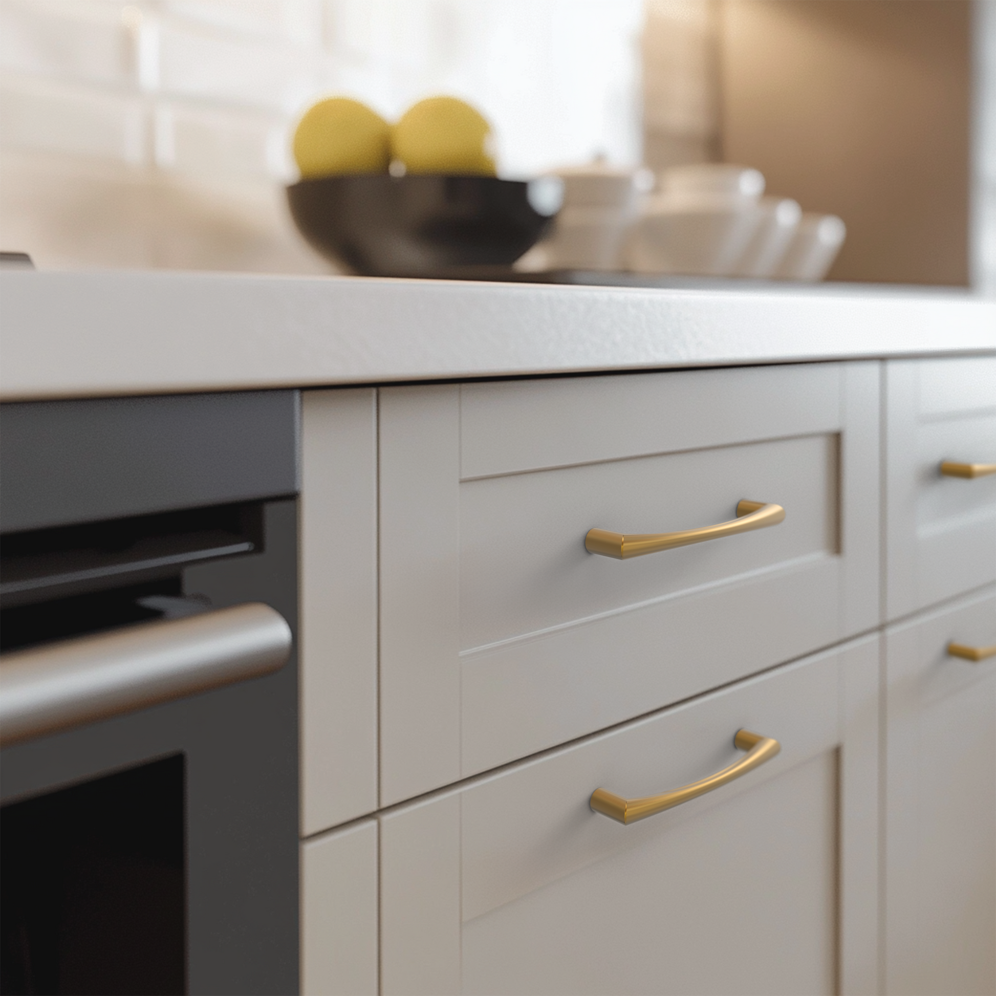 New Modern Curved Arch Cabinet Pulls Island Universe Hardware Inc.