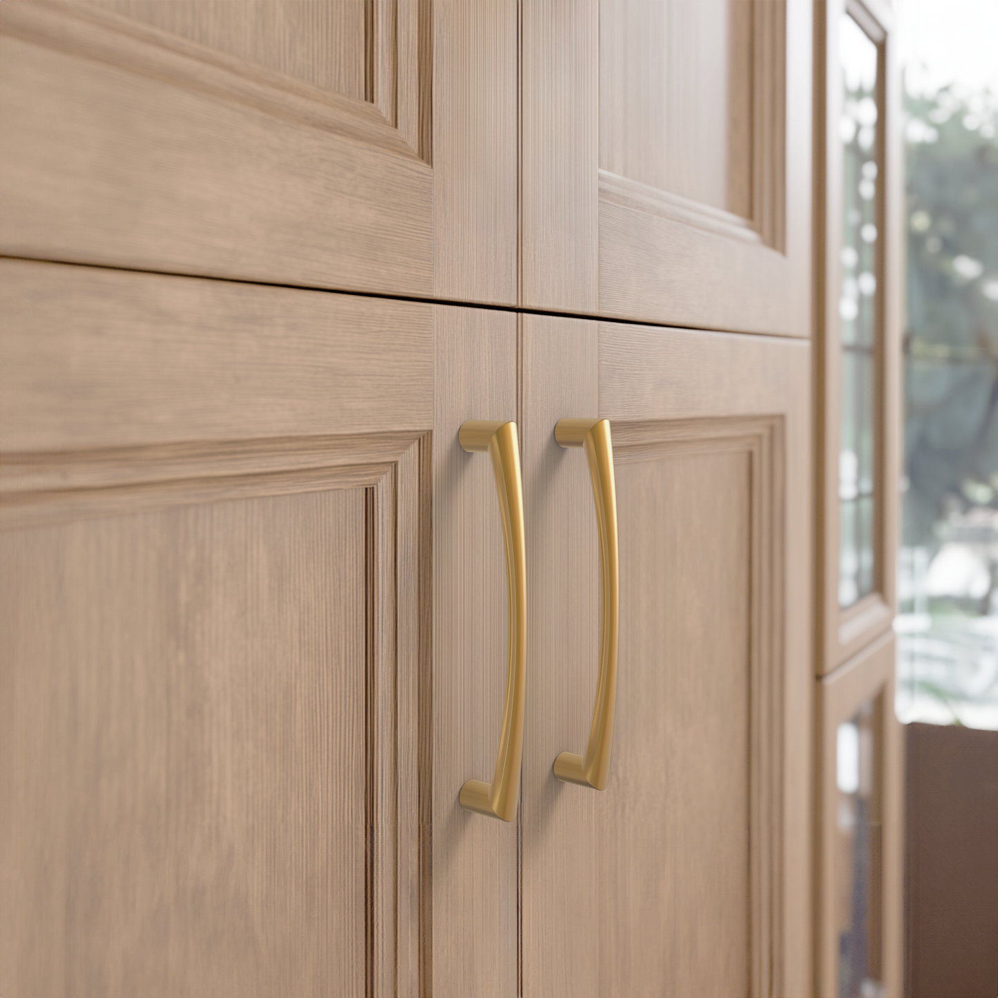 New Modern Curved Arch Cabinet Pulls Island Universe Hardware Inc.
