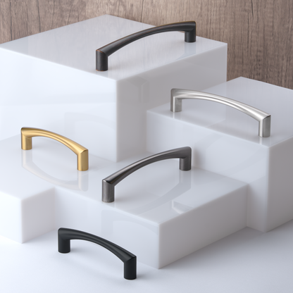 New Modern Curved Arch Cabinet Pulls Island Universe Hardware Inc.