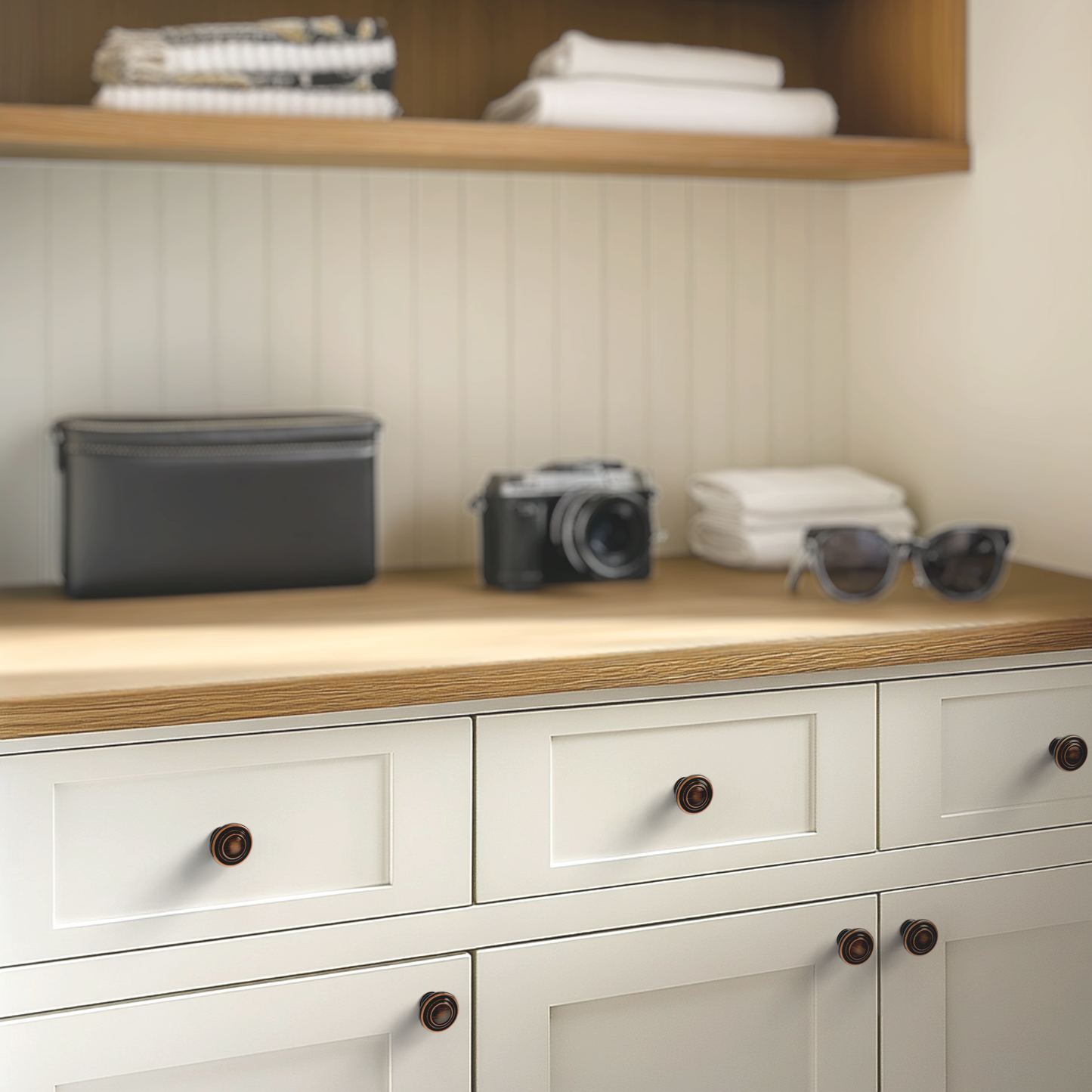 Top Three Ring Drawer Cabinet Knobs HESTIA HARDWARE