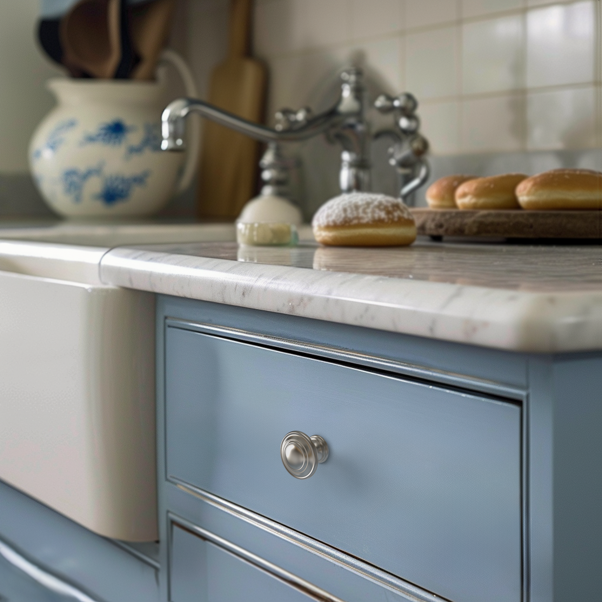 Top Three Ring Drawer Cabinet Knobs HESTIA HARDWARE