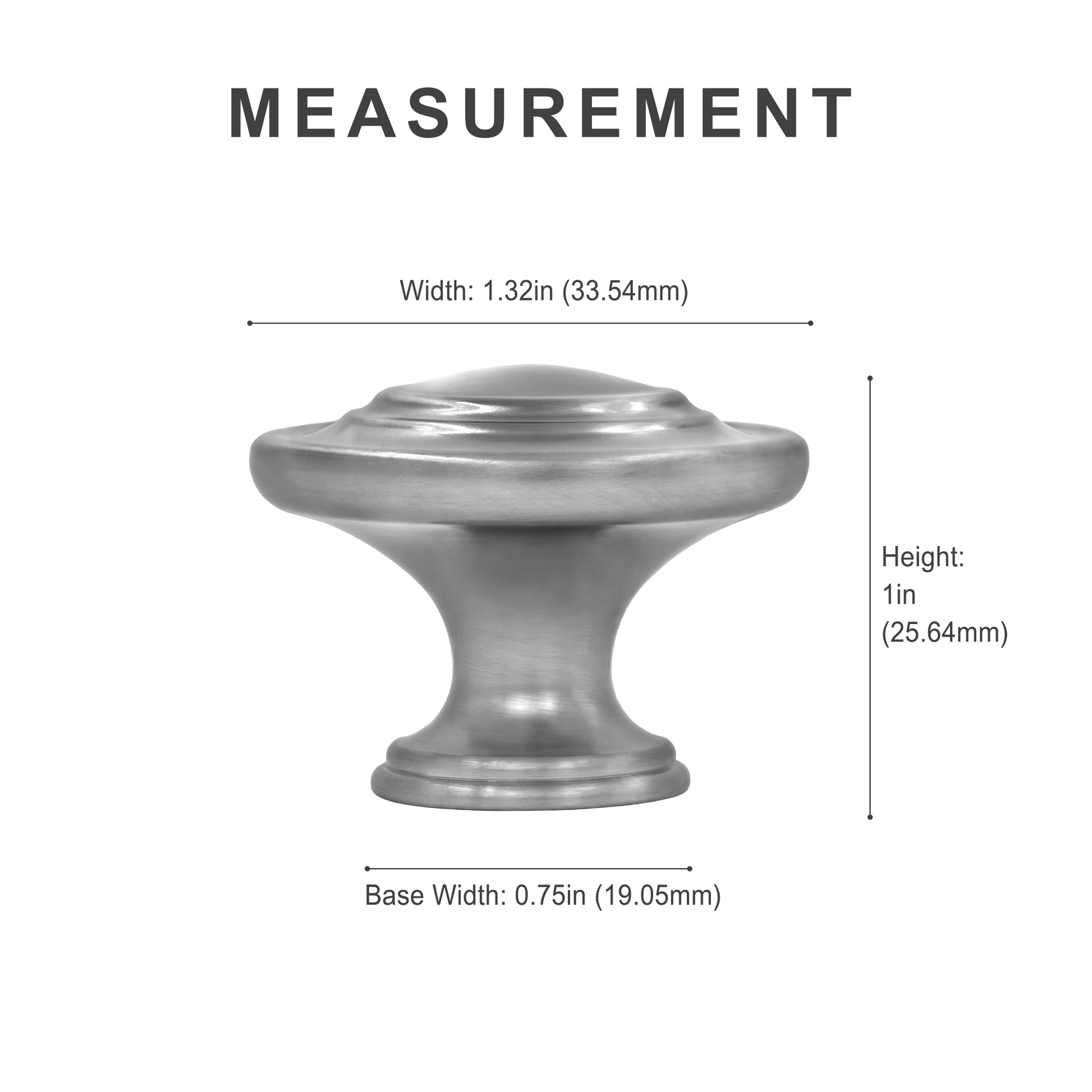 Top Three Ring Drawer Cabinet Knobs HESTIA HARDWARE