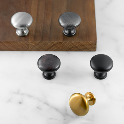 Round Kitchen Cabinet Knob HESTIA HARDWARE