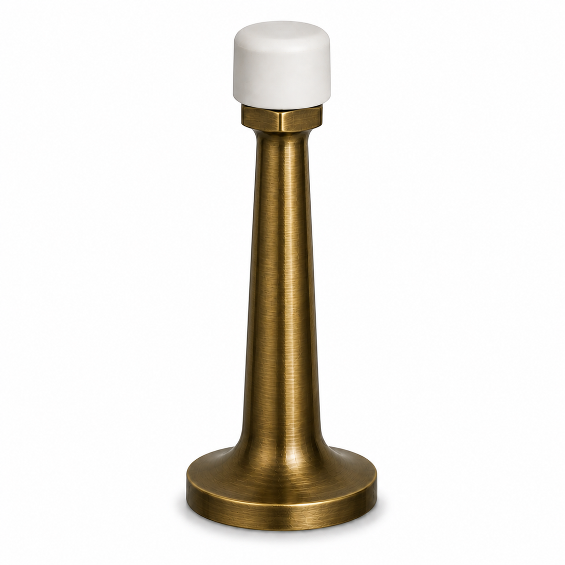 3″ Wall-Mount Door Stop – Solid Brass, Residential Grade, Antique Brass (US5) Finsbury Hardware Residential Hardware