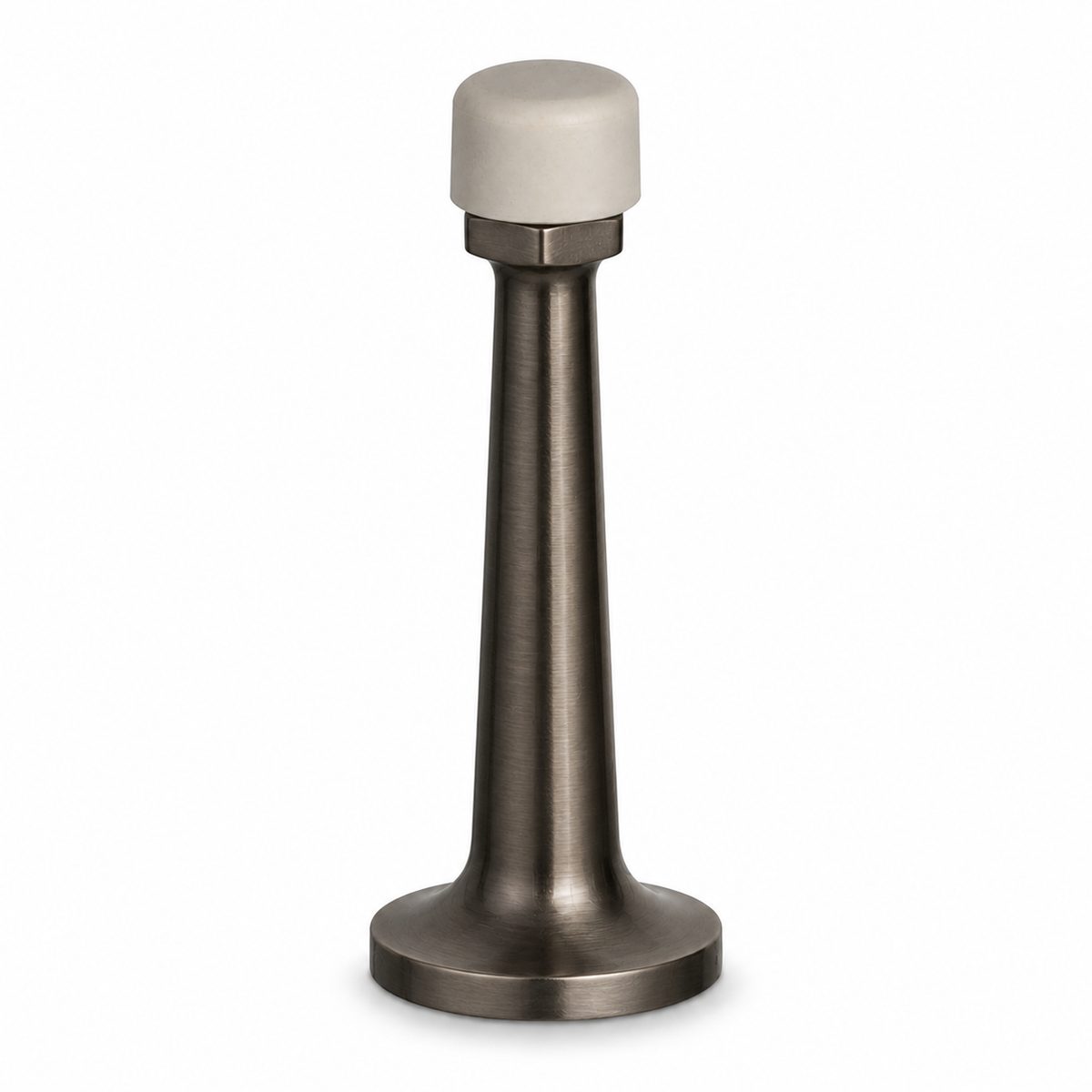 3″ Wall-Mount Door Stop – Solid Brass, Residential Grade, Pewter (US17A) Finsbury Hardware Residential Hardware
