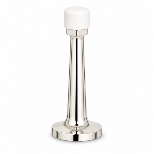 3″ Wall-Mount Door Stop – Solid Brass, Residential Grade, Polished Nickel (US14) Finsbury Hardware Residential Hardware