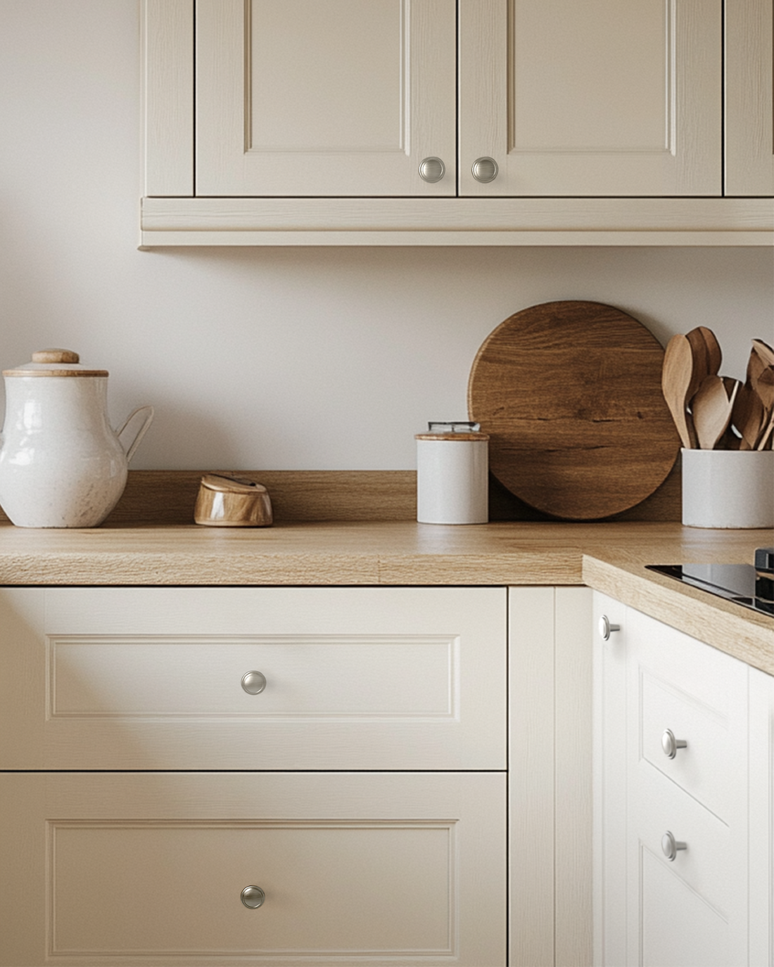 Cabinet pull installed on cabinets or drawers